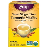 Yogi Sweet Ginger Citrus Turmeric Vitality Tea (16 ct box)