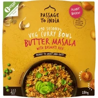 Passage to India - Veg Curry Bowl - Butter Masala with Basmati Rice (Ready-to-Eat) (9.9 oz box)