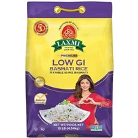 Laxmi Diabetic Friendly Basmati Rice with Lower G.I. Index Value - 10 lbs (10 lbs bag)