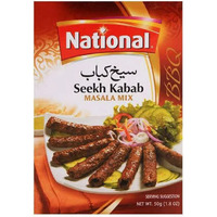National Seekh Kabab Spice Mix (50 gm box)