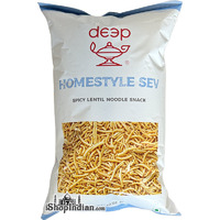 Deep Homestyle Sev (Spicy Lentil Noodle Snack) (10 oz pack)