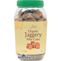 Jiva Organics Jaggery - Mini Cube (2 lb jar)