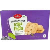 Haldiram's Cookie Heaven - Kaju Pista (Cashew & Pistachio) Cookies (14 oz box)