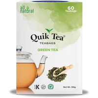 Quik Tea Green Tea - 60 Tea Bags (60 Bags)