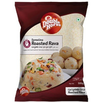 Double Horse Semolina Roasted Rava - 500 gm (500 gm bag)