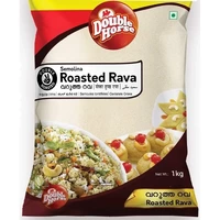 Double Horse Semolina Roasted Rava - 1 kg (1 kg (2.2 lbs) bag)