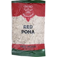 Deep South India Red Rice Poha (Aval) (14 oz bag)