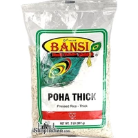 Bansi Poha Thick - Pressed Rice Thick - 2 lbs (2 lbs bag)