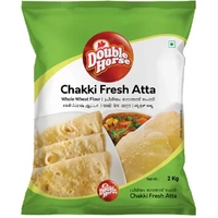 Double Horse Chakki Fresh Atta (4.4 lbs bag)