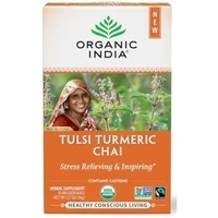 Organic India Tulsi Turmeric Chai (18 ct box)