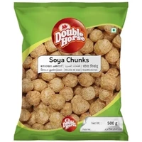 Double Horse Soya Chunks - Large (1.1 lb pack)