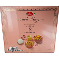 Haldiram's Double Mazzaa - Snack & Sweet Gift Pack (47.6 oz Box)