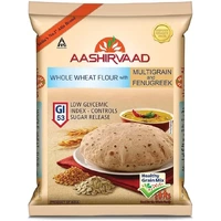 Aashirvaad Whole Wheat Flour with Multigrains and Fenugreek- 10 lbs (10 lbs bag)