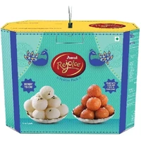 Amul Rejoice Rosgulla & Gulab Jamun, 2-in-1 pack (1 kg pack)