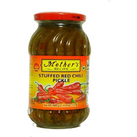 Mother's Recipe Stuffed Red Chilli Pickle - 500 Gm (1.1 Lb)