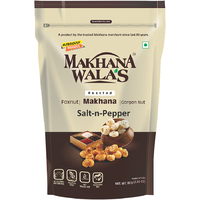 Makhana Wala's Salt & Pepper Roasted Makhana - 60 Gm (2.1 Oz) [50% Off]