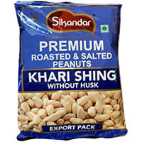 Sikandar Premium Roasted & Salted Peanuts No Husk - 400 Gm (14 Oz)