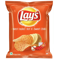 Lay's West Indies Hot 'n' Sweet Chilli Potato Chips - 50 Gm (1.76 Oz)