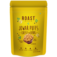 Roast Foods Sorghum Jowar Puffs Cheese & Herbs - 70 Gm (2.5 Oz) [FS]
