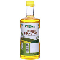 Just Organik Organic Peanut Oil - 1 L (33.8 Fl Oz)
