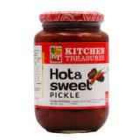 Kt Hot And Sweet Pickle - 400 Gm