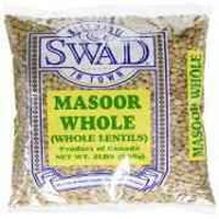 Swad Masoor Whole Lentils - 4 Lbs