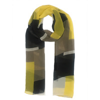 100% Polyester Color Block Scarf