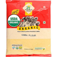 24 Mantra Organic Whole Corn Flour - 2 Lb (908 Gm)