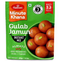 Haldiram's Minute Khana Gulab Jamun Mix - 180 Gm (6.3 Oz) [FS]