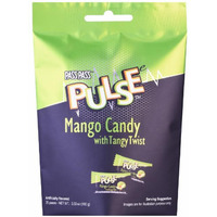 Pass Pass Pulse Kacha Aam Mango Candy 25 Pc - 100 Gm (3.5 Oz) [FS]