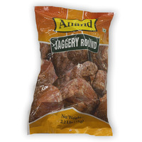 Anand Jaggery Ball Round Yellow - 1 Kg (2.2 Lb) [50% Off]