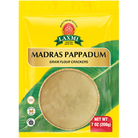 Laxmi Madras Pappadum - 200 Gm (7 Oz)