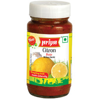 Priya Citron Pickle Without Garlic - 300 Gm (10.6 Oz) [50% Off]