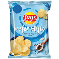 Lay's Wafer Style Salt With Pepper Chips - 52 Gm (1.8 Oz)