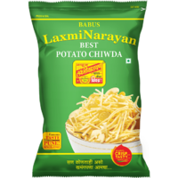 Babus LaxmiNarayan Potato Chiwda - 400 Gm (14.1 Oz) [FS]