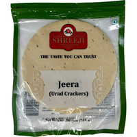 Shreeji Jeera Urad Cracker Papad - 200 Gm (7.05 Oz)