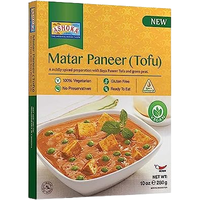Ashoka Matar Paneer (Tofu) Vegan Ready To Eat - 10 Oz (280 Gm)