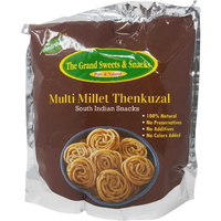 Grand Sweets & Snacks Multi Millet Thenkuzal - 170 Gm (6 Oz)