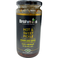 Brahmins Hot & Sweet Pickle - 400 Gm (14.1 Oz) [50% Off]