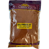 Mani's Extra Hot Chilli Powder - 400 Gm (14 Oz) [50% Off]