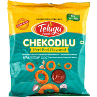 Telugu Foods Chekodilu Peri Peri Flavoured - 170 Gm (6 Oz) [FS]
