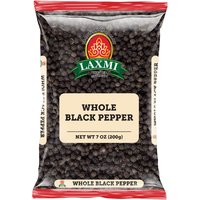 Laxmi Whole Black Pepper - 200 Gm (7 Oz)