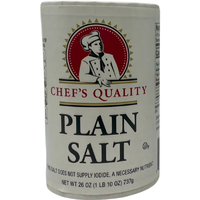 Chef's Quality Plain Salt - 737 Gm (26 Oz)