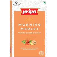 Priya Morning Medley Tomato Ginger Chutney - 100 Gm (3.5 Oz)