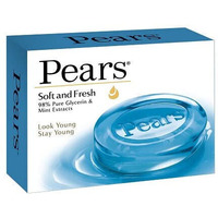 Pears Blue Soft And Fresh Soap - 100 gm (3.5 Oz)