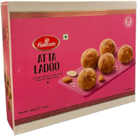 Haldiram's Atta Ladoo - 400 Gm (14.1 Oz)