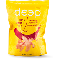 Deep Red Chili Long Banana Chips - 200 Gm (7 Oz)