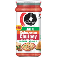 Ching's Secret Jain Schezwan Chutney NONG - 250 Gm (8.82 Oz)