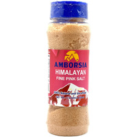 Amborsia Himalayan Fine Pink Salt - 500 Gm (17.5 Oz)