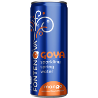 Goya Sparkling Spring Water Mango Flavor - 12 Fl Oz (355 Ml)